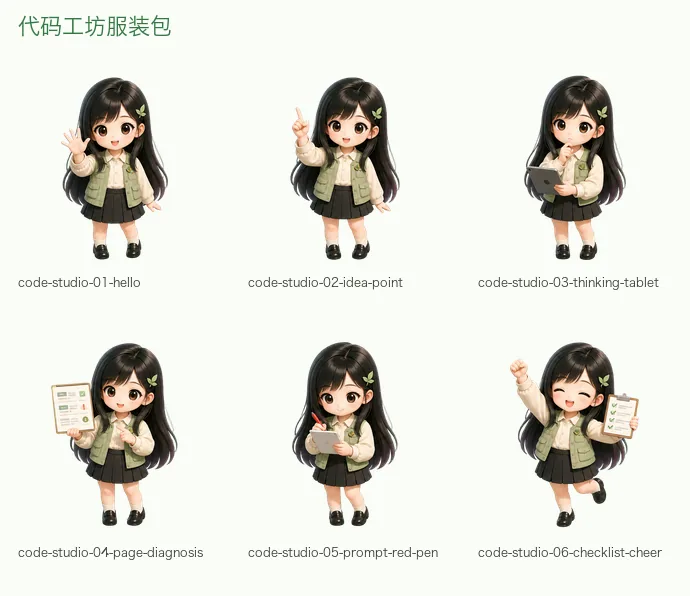 代码工坊表情包总览